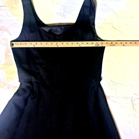 Jessica Howard W Sleeveless Fit N Flare Dress Linen Blend S 14 - Picture 7 of 10